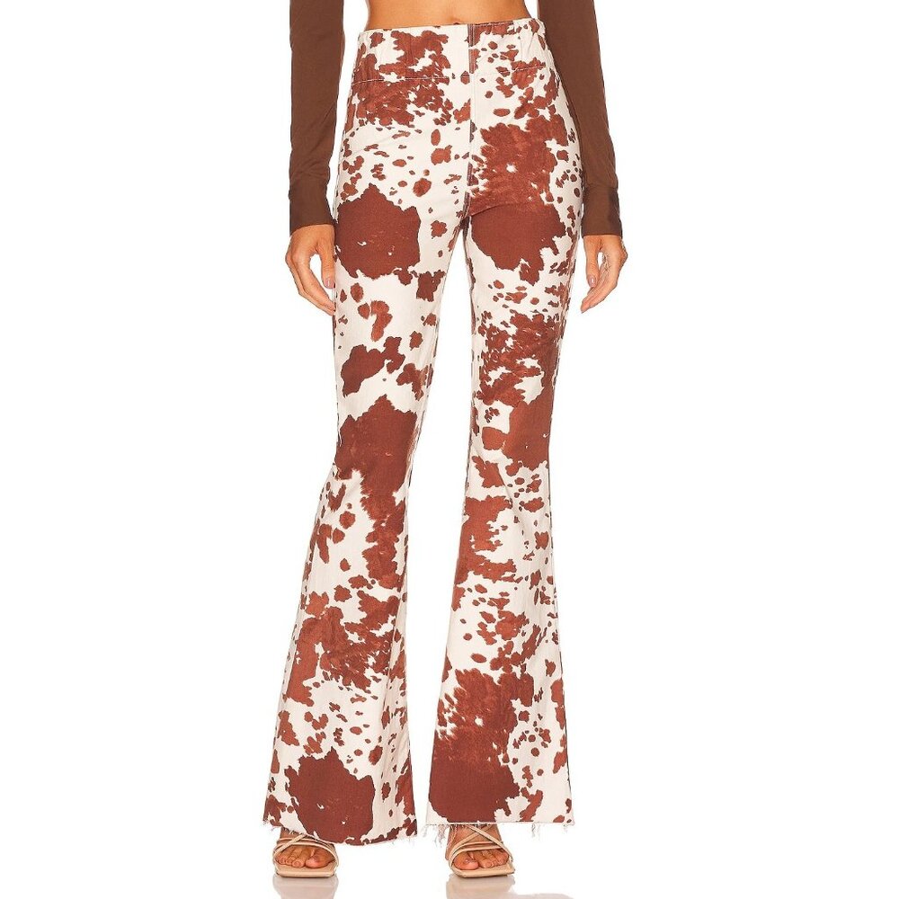 Show Me Your Mumu Cam Cam Bells denim Pants in Holy Cow XS Womens